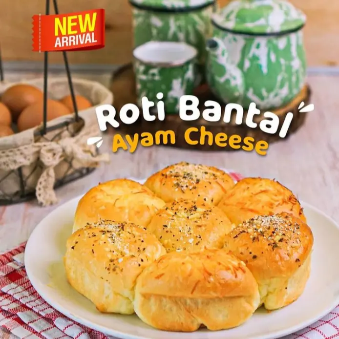 Roti Bantal Ayam Cheese